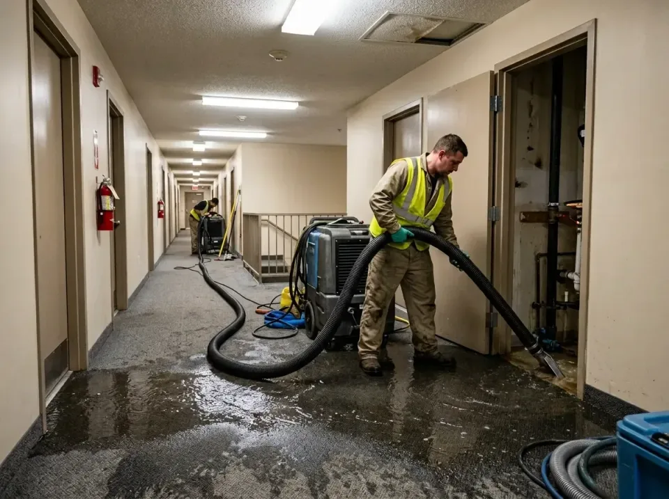 multi-unit-apartment-hallway-f-005 — frequently asked questions, Emergency Burst Pipe Water Extraction & Removal in Crooksvi…
